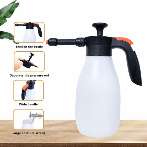 Car Wash Foam Sprayer - 1.5L Manual Garden Sprayer with Mist Water