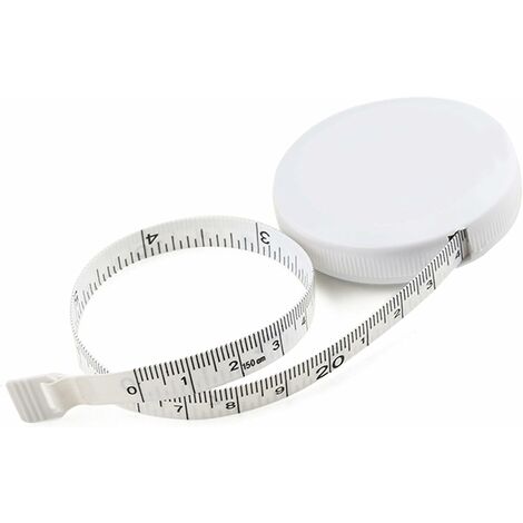 3 Pack Tape Measure Measuring Tape for Body Fabric Sewing Tailor Cloth  Knitting Craft Measurements, Retractable Black Tape Measure and White Soft Tape  Measure Set Dual Sided 60 Inches 