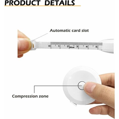 2pcs/set Random Color 60 Inch/150cm Measuring Tape With Body Measuring,  Sewing, Tailoring Craft, Fabric Measurement Digital Tape. Mini Retractable  And Pocketable Measuring Tool For Students