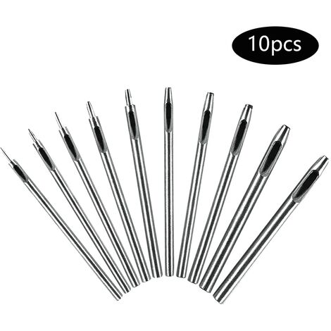 12Pcs Round Steel Hollow Punch Set 3mm to 16mm Leather Craft Hollow Hole  Punch Tools for Leather, Watch Band, Gasket Belt, Shoe, Fabric, Canvas  Clothe 
