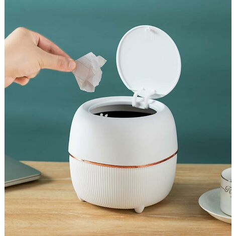Plastic Trash Bin Creative Mini Desktop ...