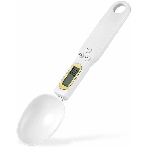 Electronic Measuring Spoons Digital Kitchen Spoon Scale, 500g/0.1g, Digital Display Accurate Detachable Measuring Cup with Tare for Kitchen and Lab