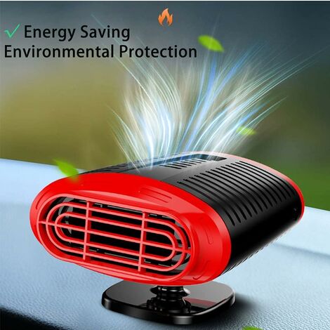 Car Heater Car Defroster Windshield, Portable Car Cooler, with 360 Degree  Rotating Holder Car Heater Cigarette
