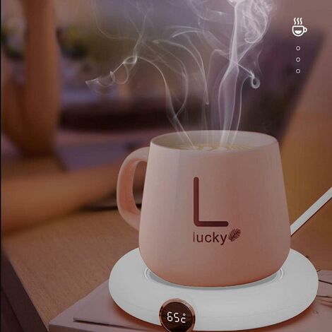 Coffee Mug Warmer,Smart Warmers Desk Cup Electric Plate Auto On/Off Gravity  Induction Intelligent Gravity Sensing Heater Heating Beverage Drink for