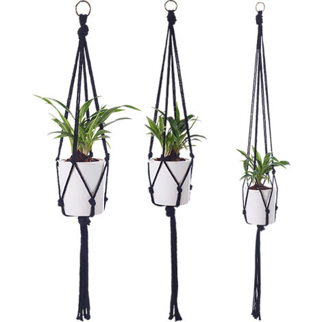 LITZEE Plant Hooks, Hanging Plant Basket Retractable Hanging Plant Hangers  Plant Pulley for Hanging Plants Baskets