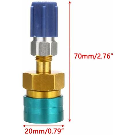 2pcs Quick Connector Adapters R1234yf To R134a High Quick Couplers  Connectors