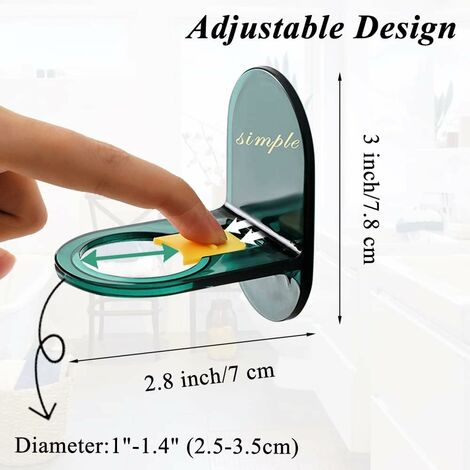 Adjustable Dispenser Bottle Holder Wall Mounted Adhesive Shampoo