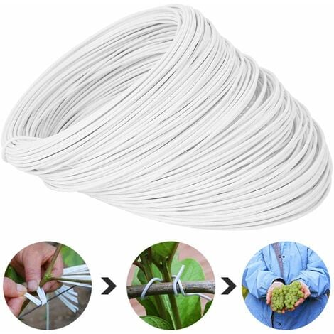 Plant Ties - With Velcro Closure - Resealable - Perforated to Tear Off -  Stable and Weatherproof - Plant Support - Fixing Band - Velcro Cable Ties