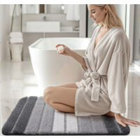 Alfombras De Baño Chenille 40x60 Cm (PDQ) / Rosado - Doral - BUALE