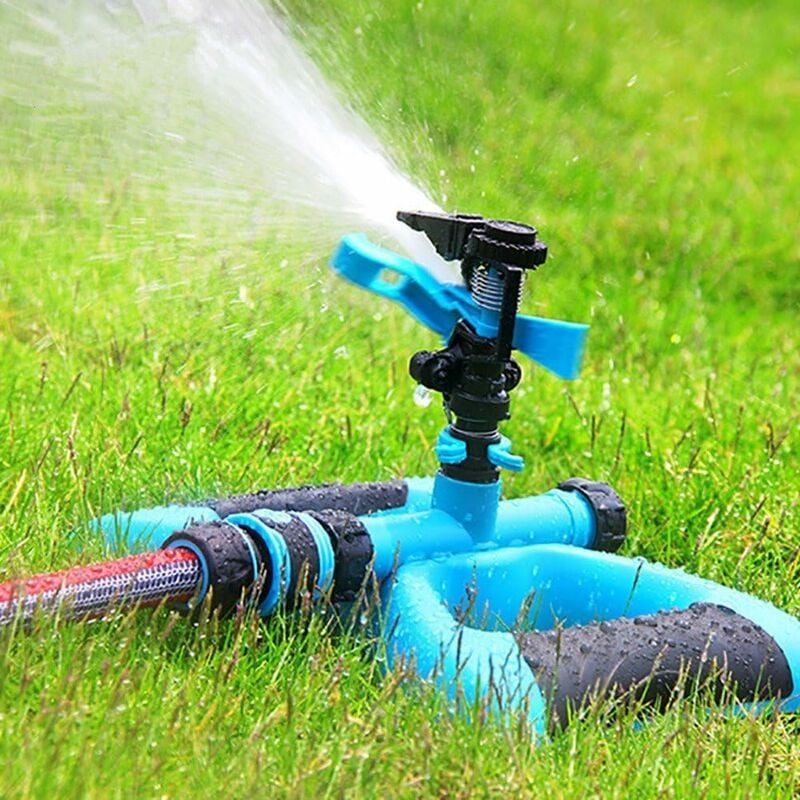 Rasen-Sprinkler, automatische 360-Grad-Drehsprühkopf-Garten-Sprinkler-Bewässerung mobile (Einzeldüse)