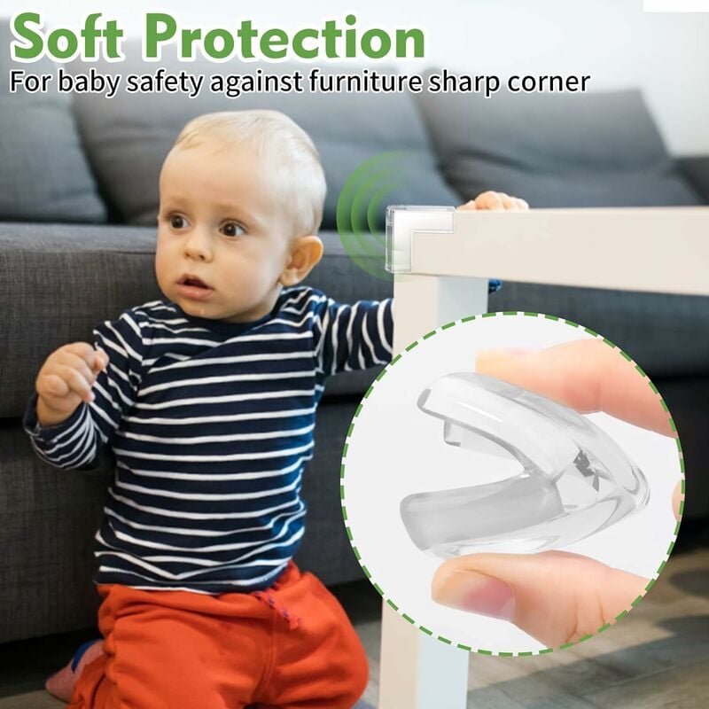 12-Pcs Baby Sicherheit Tisch Eckenschutz Baby Proofing Kantenschutz Guards  für Möbel gegen Scharf