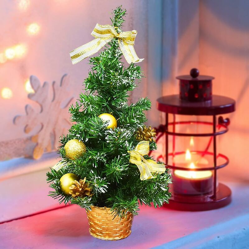 Mini künstlicher Weihnachtsbaum, 40cm Tisch Weihnachtsbaum, kleiner  Weihnachtsbaum, Mini Tisch Weihnachtsbaum Dekoration