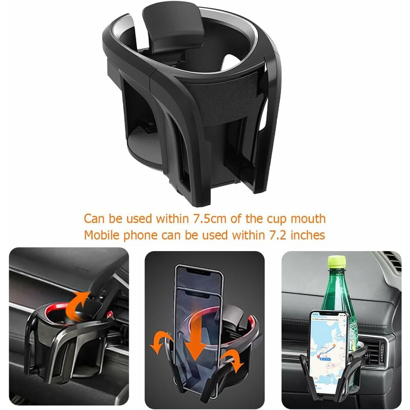 Auto Cup Halter und Telefon Halterung für Air Vent, Drink Stand,  Wasserflasche Halterung, Universal SUV Truck
