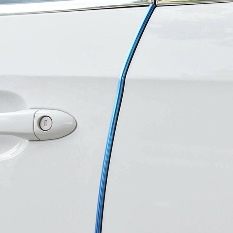 Autotür-Kantenschutz, 5 × 10 M Universal-Einstiegsleisten-Schutzfolie, Auto-Aufkleber-Schutzfolie,  für Auto kratzfest (transparent) HIASDFLS