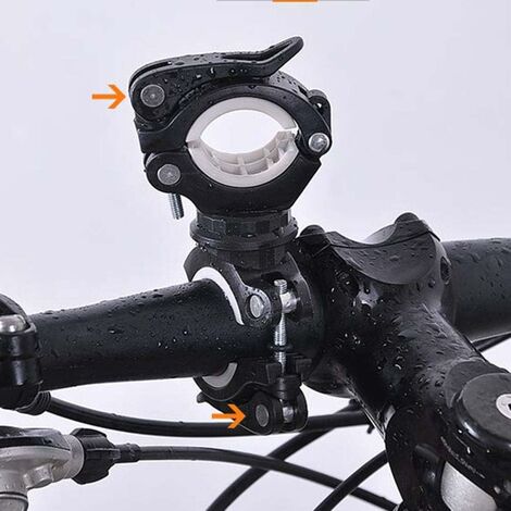 360° Taschenlampenhalter, verstellbarer Scheinwerferhalter, Mountainbike  Taschenlampenhalter