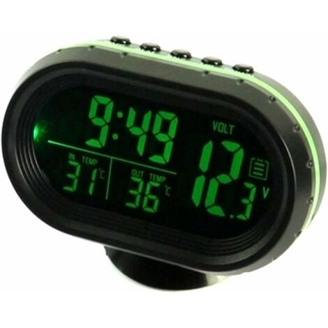 Universell passend für DC 12V/24V Auto Thermometer Digital Uhr