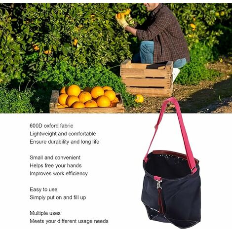 Obst Picking Bag 600D Oxford Tuch Gemüse Ernte Äpfel Beere Garten Picking  Bag Garten Schürze