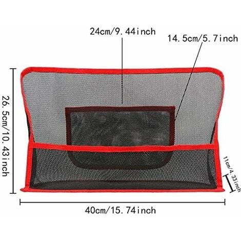 Auto Elastic Mesh Net Trunk Pocket Handtaschenhalter Universal für  Geldbörse Telefon Dokumente Lagerung