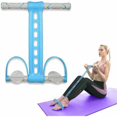 Relaxdays Fitness Balance Board, Twist-Board für Ganzkörpertraining, Yoga,  bis 150 kg, Gleichgewichtstrainer, blau