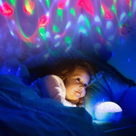 LED Galaxy Star Light Projektorlampe für Kinderzimmer Mini Star Night Light  360 ° drehbar