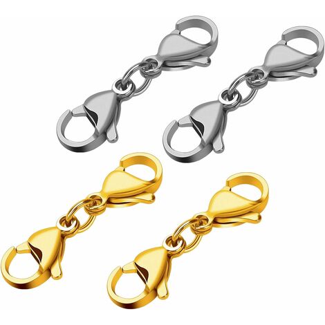 2 Stk. Robuster Schlüsselanhänger, 2 Stk. Auto-Schlüsselanhänger mit 2  Metall-Schlüsselanhängern, Bergsteiger-Schlüsselanhänger, Schwarz und