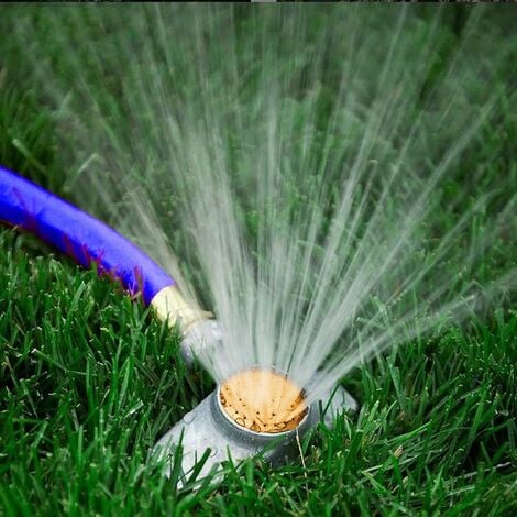 Metallpunkt-Sprinkler, 360-Grad-Rasensprinkler für den Garten, Fuß Reichweite bis zu 30