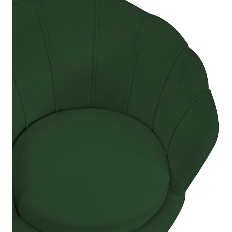 ATMOSPHERA CREATEUR D'INTERIEUR Pouf seis in velluto verde giada :  : Casa e cucina