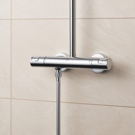 Colonna Doccia termostatica Grohe cromata Euphoria System