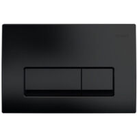 Geberit Delta 50 placca di comando doppio tasto, nero opaco (115.119.14.1)