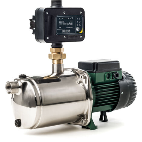 DAB – Pompe surpresseur automatique inox 5 points d'eau – Puissance 132 M – Pression élevée – Installation rapide pour usage pro