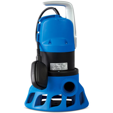 Pompe de relevage 1000W – Débit 19.200 L/h – Hauteur de refoulement 11 m – Flotteur pour démarrage automatique – Eaux chargées et claires – Tallas (1/5)