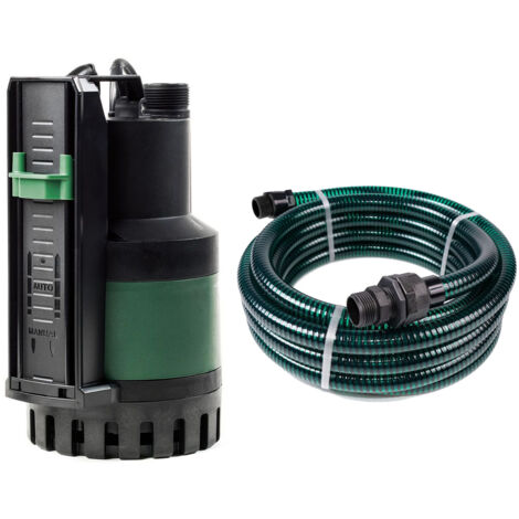Pompe immergée DAB Nova Up 300 M-AE – Débit 3000L/h – Hauteur de refoulement max 7m – Tuyau de refoulement 7m inclus