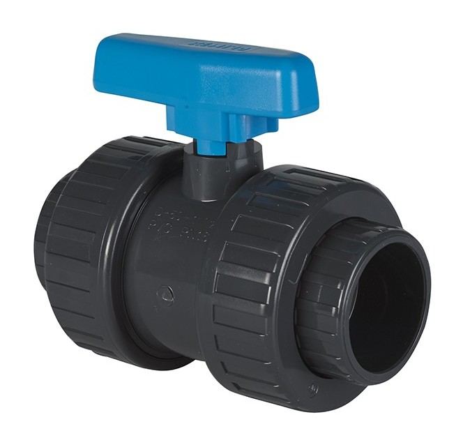 Vanne et robinet PVC - Vanne à boisseau PVC pression à coller FF Ø32 de Centrocom
