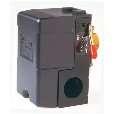 Jetly – Pressostat bipolaire 0-4,5 bar – Interrupteur avec sécurité manque d'eau – Raccord femelle 1/4'' – Puissance 1,1 kW Mono 230V