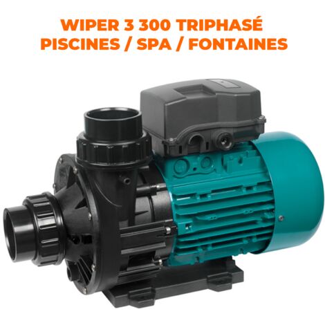 Espa – Pompe de massage Wiper3 300 3 CV – Débit max 300 l/h – 230/400 V triphasée – Pour balnéo et hydromassage