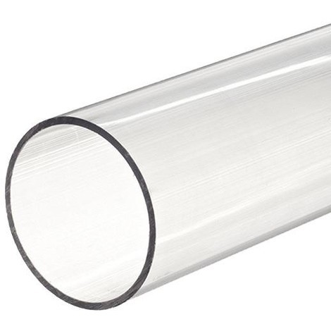 Tube PVC - Tube PVC rigide D50 transparent 16 b - 2.5 m de Centrocom
