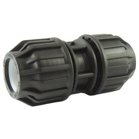 Manchon à compression en polypropylène Ø16mm – Raccord PE avec joint torique lubrifié – Pression 16 bars pour installation efficace – Ezfitt