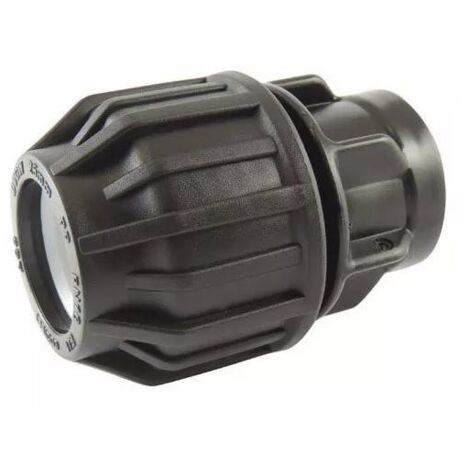Raccord PE compression – Adaptateur femelle Ø32 – Pression maxi 16 bars – Pour installations plomberie – Ezfitt