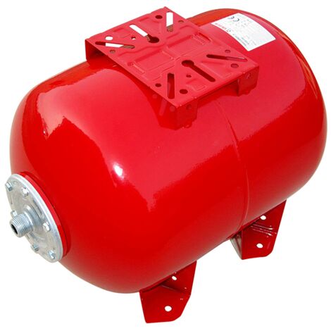 Varem – Réservoir à vessie horizontal 50L – Pression max 10 bars – Type membrane butyle – Installation facile pour systèmes de plomberie