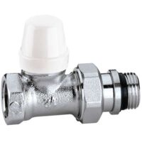 Bouclier de fermeture avec raccords droits pour tube fer 1/2" Caleffi 432402 1/2"