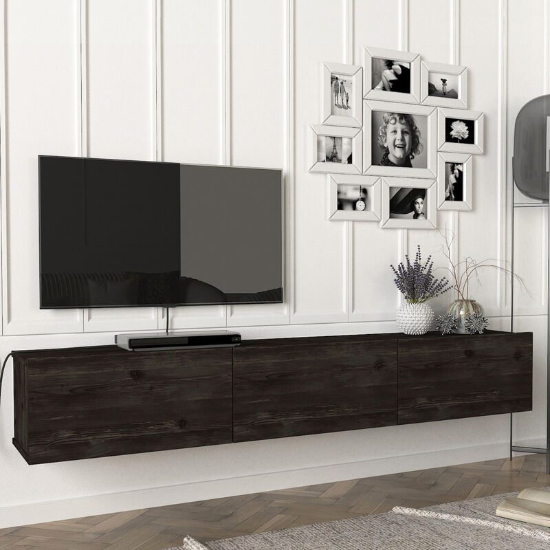 Mueble de TV SKRAUT HOME (200 x 40 x 180 - Melamina)