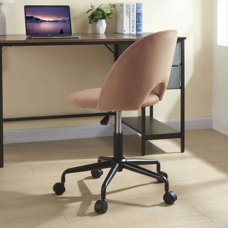 Silla de oficina ergonómica moderna, silla de escritorio sin ruedas, silla  de escritorio para computadora de oficina en casa, silla giratoria tapizada