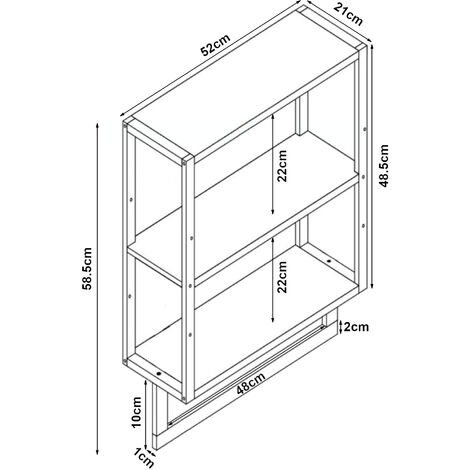 Toallero De Pared Tønsberg Con Tira Autoadhesiva Bambú 38 X 5 X 4