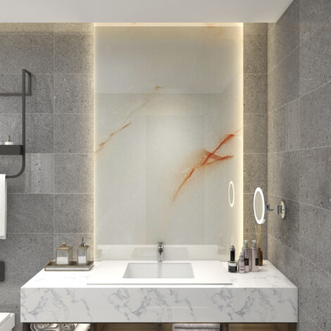 Revestimiento pared Bladel 4 paneles PVC 120x60cm - Jade Marble [neu.haus]