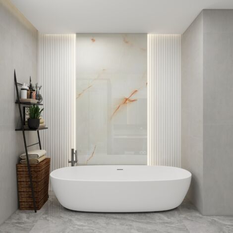 Revestimiento pared Bladel 4 paneles PVC 120x60cm - Jade Marble [neu.haus]