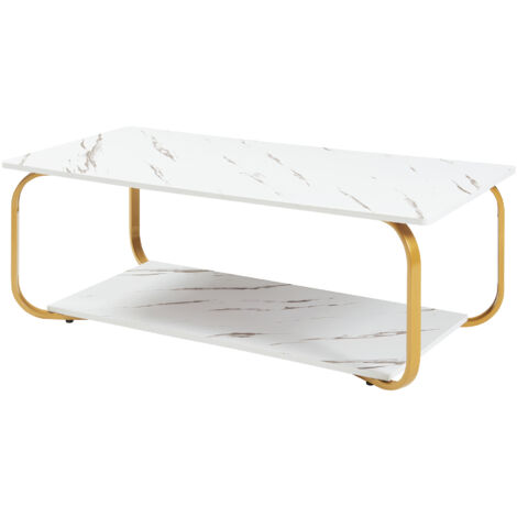 Salontafel 120 x 60 cm wit - Meubels kopen? | Korting tot 45