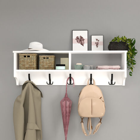 Perchero Pared Mueble De Entrada Con Perchero Y Zapatero DRAGOR