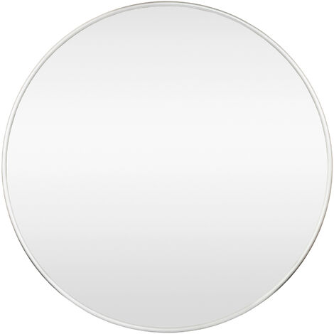 Espejo de pared Ordona redondo aluminio tamaño Ø 60 cm - Dorado [en.casa]