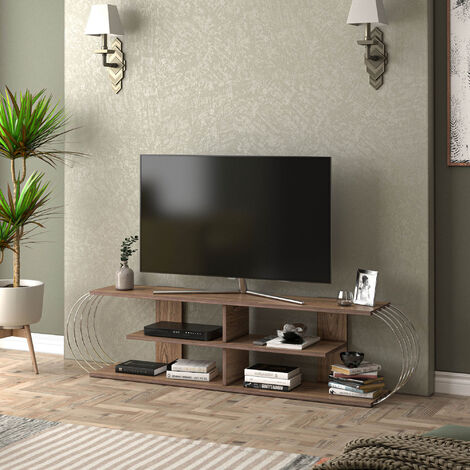 Mobile TV 'Robertsfors' Consolle Basso Porta TV con Ripiani 160 x 31 x 42  cm Mobile