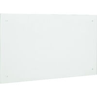 [neu.haus] Panel de cristal para pared cocina 70x50cm mate protección contra salpicaduras pantalla contra salpicaduras
